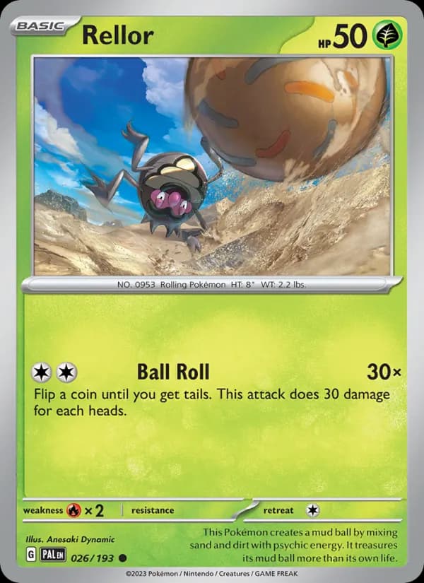 Rellor card in English