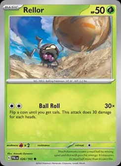 Rellor card in English