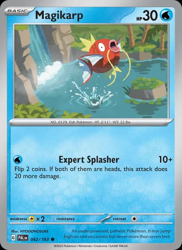 Magikarp card in English