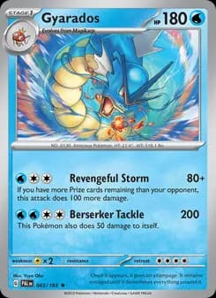 Gyarados card in English