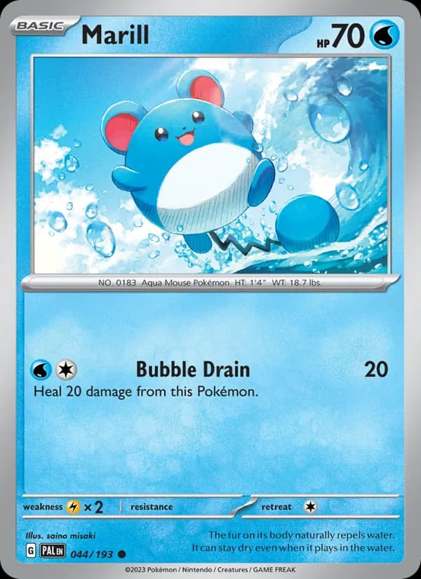 Marill card in English