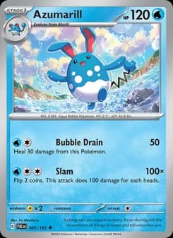 Azumarill card in English