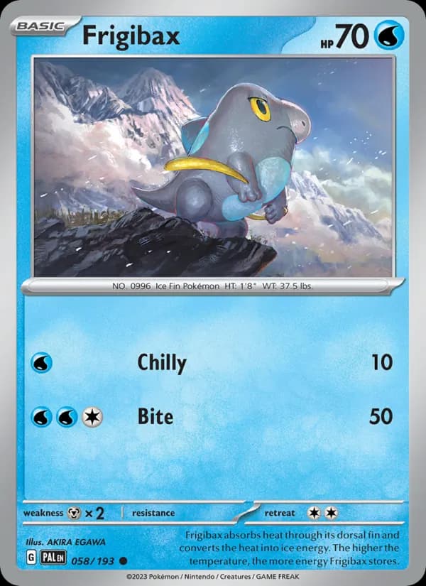 Frigibax card in English