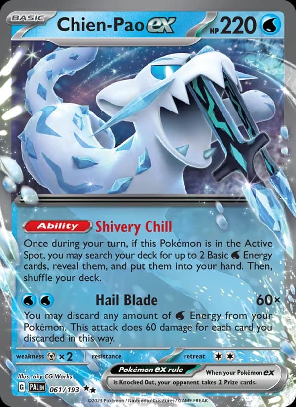 Chien-Pao ex card in English