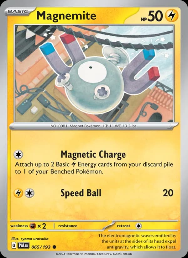 Magnemite card in English