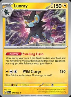 Luxray card in English