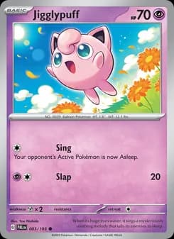 Jigglypuff card in English