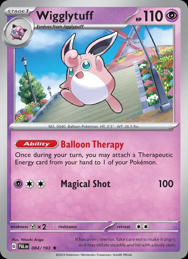 Wigglytuff card in English