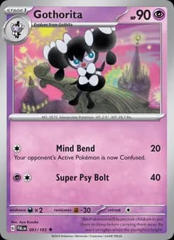 Gothorita card in English