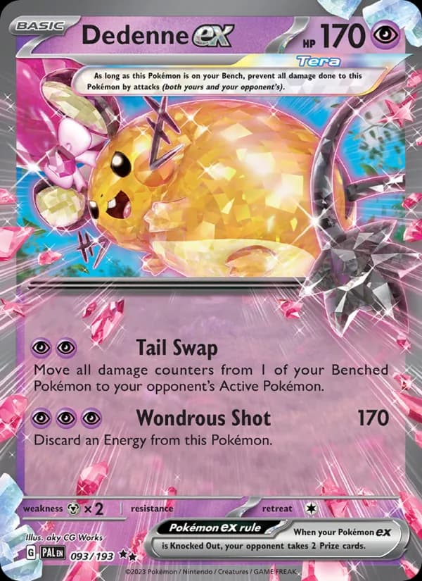 Dedenne ex card in English