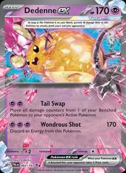 Dedenne ex card in English