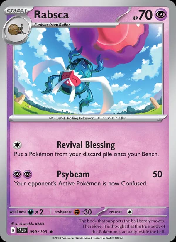 Rabsca card in English