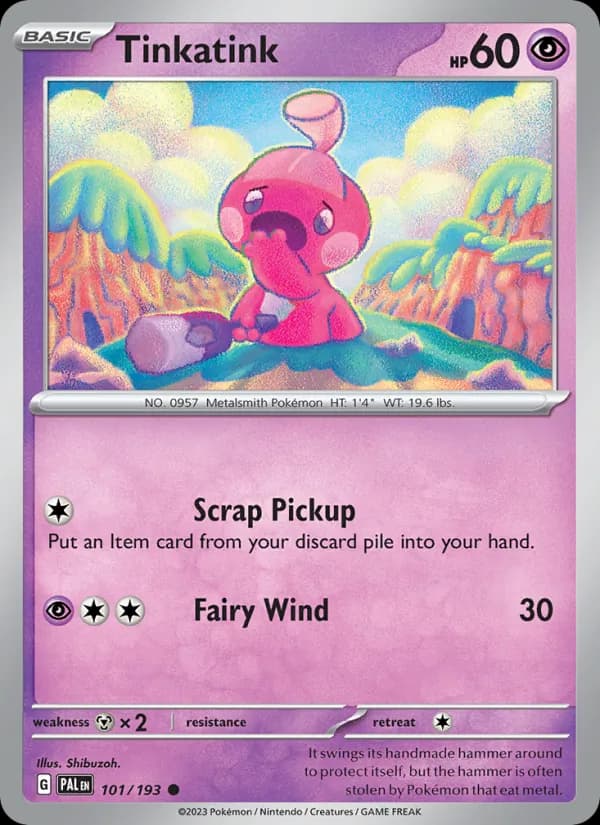 Tinkatink card in English