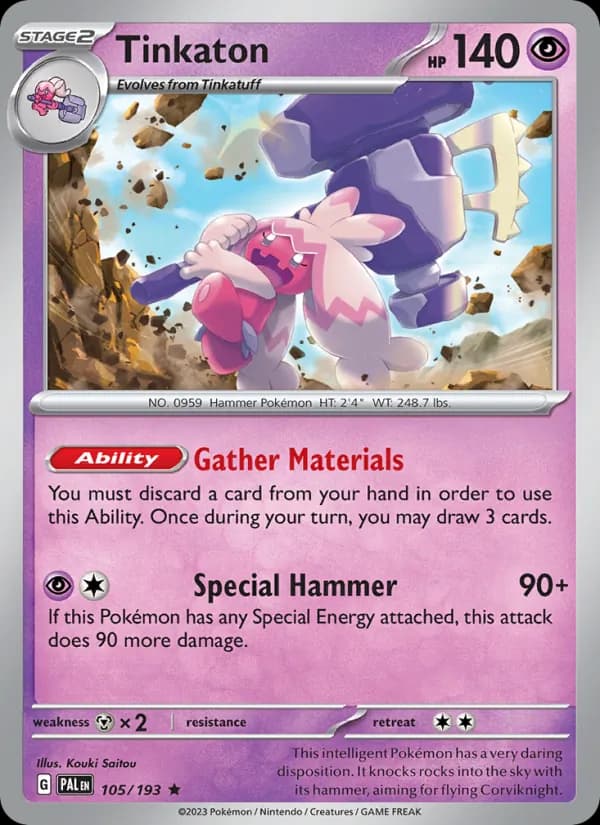 Tinkaton card in English