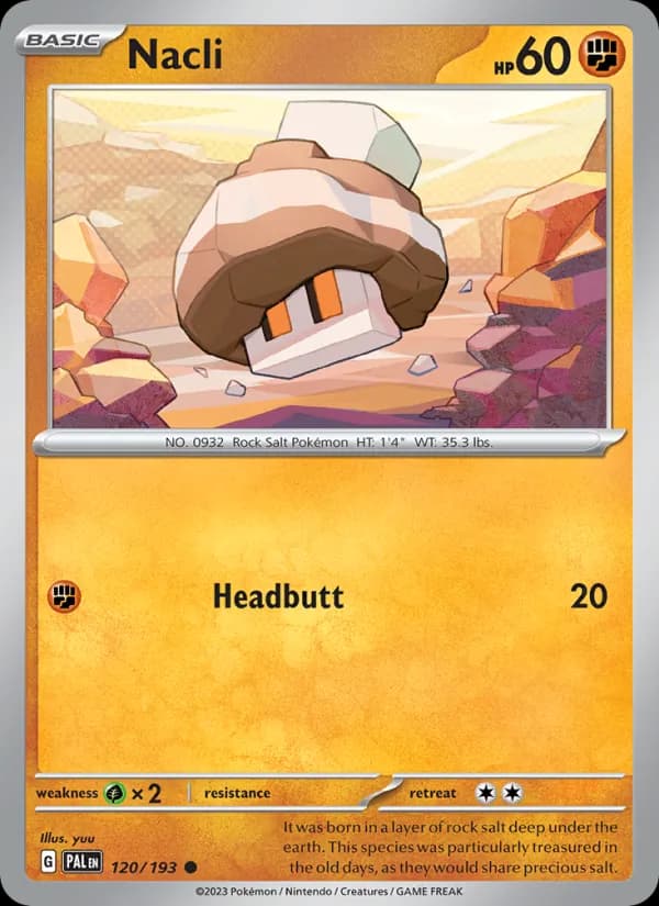 Nacli card in English