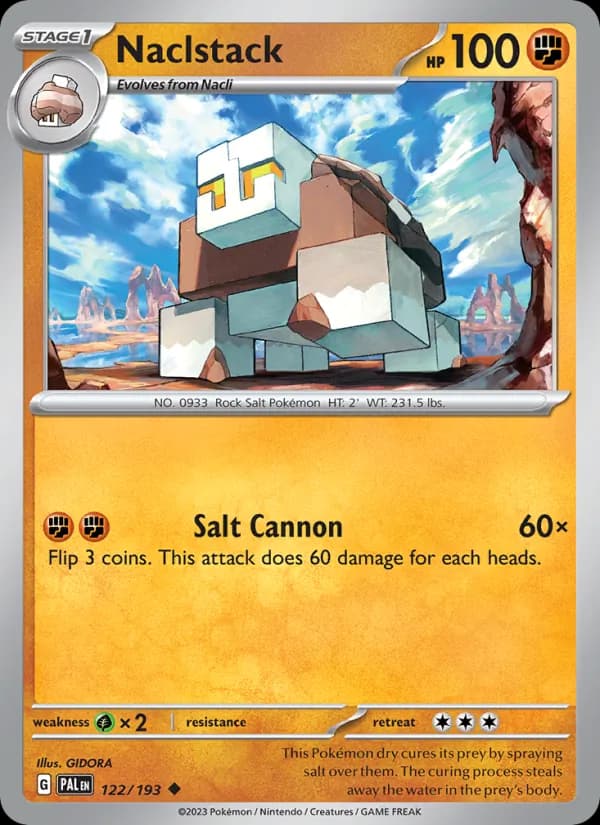 Naclstack card in English