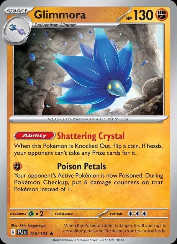 Glimmora card in English