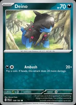 Deino card in English