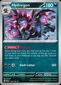 Hydreigon card in English