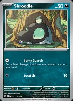 Shroodle card in English