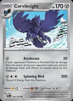 Corviknight card in English