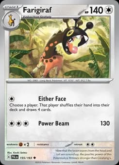 Farigiraf card in English