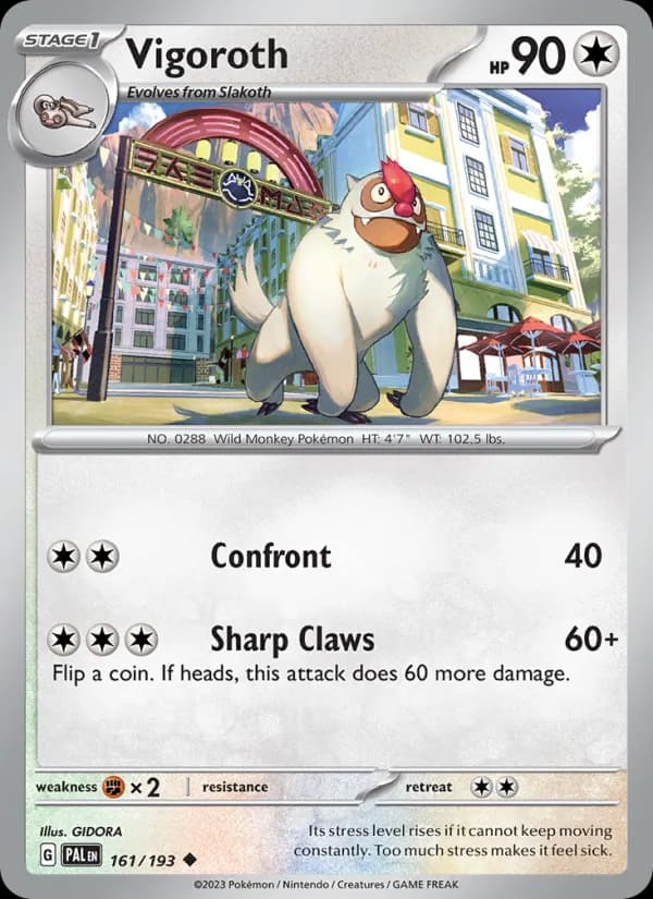 Vigoroth card in English