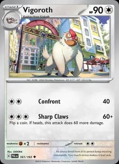 Vigoroth card in English