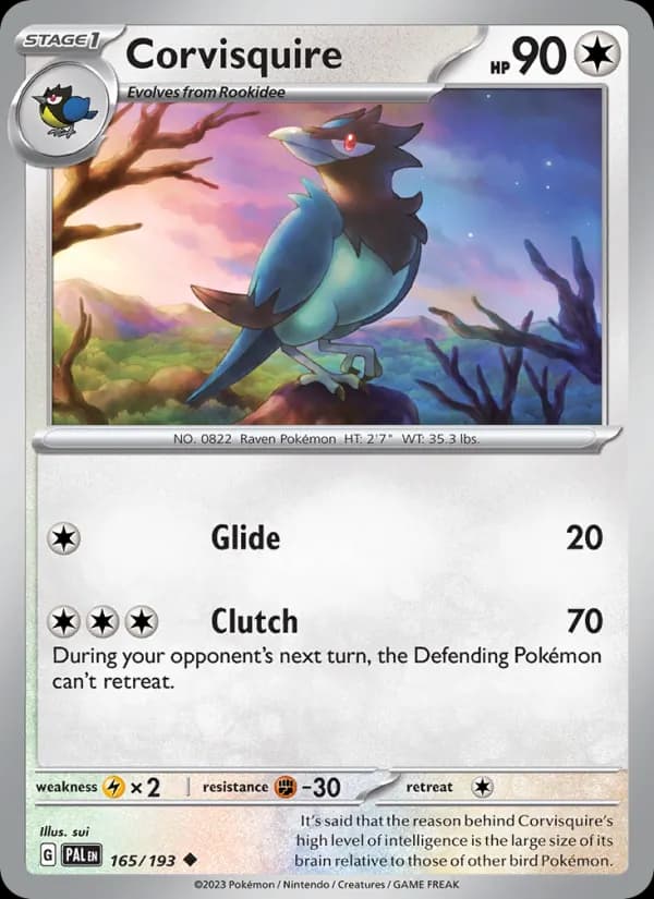 Corvisquire card in English