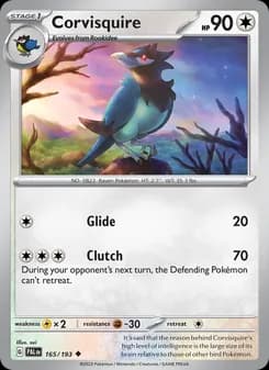 Corvisquire card in English