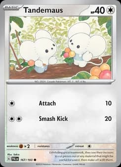 Tandemaus card in English