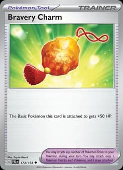 Bravery Charm card in English