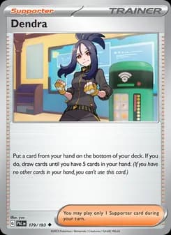 Dendra card in English