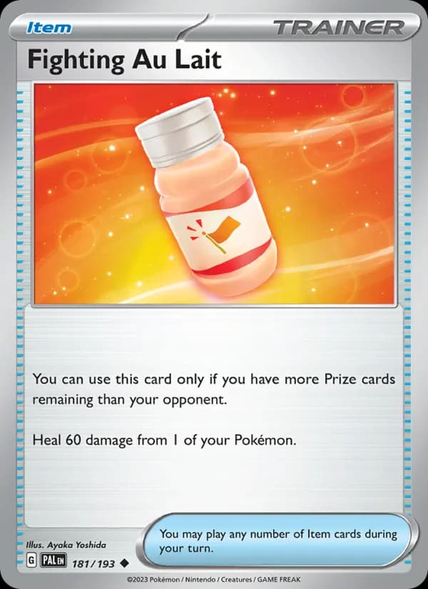 Fighting Au Lait card in English