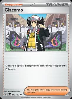 Giacomo card in English