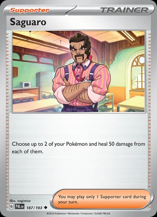 Saguaro card in English