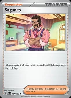 Saguaro card in English