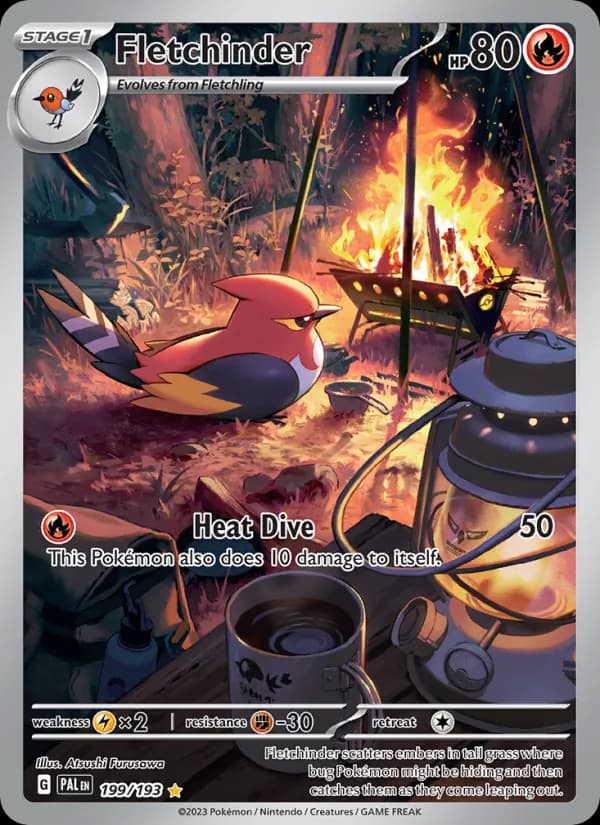 Fletchinder card in English