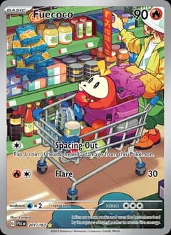 Fuecoco card in English