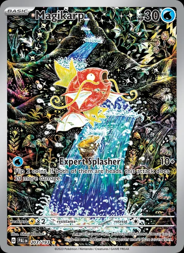 Magikarp card in English
