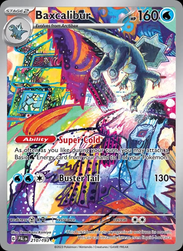 Baxcalibur card in English
