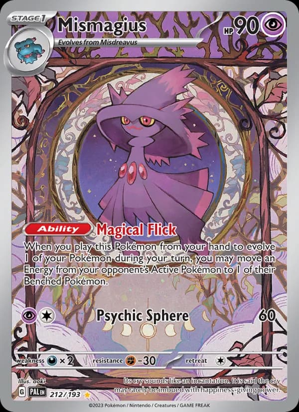Mismagius card in English