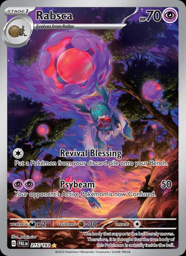 Rabsca card in English