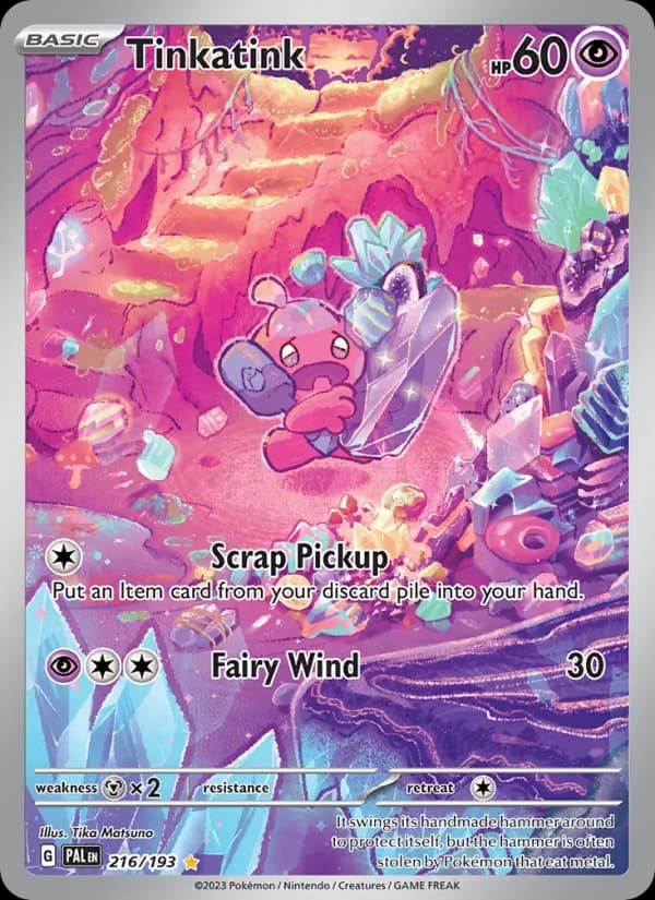 Tinkatink card in English
