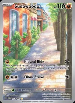 Sudowoodo card in English