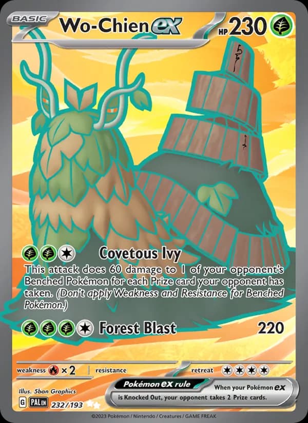 Wo-Chien ex card in English
