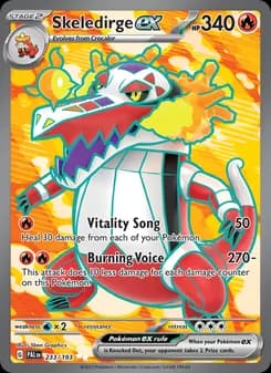 Skeledirge ex card in English