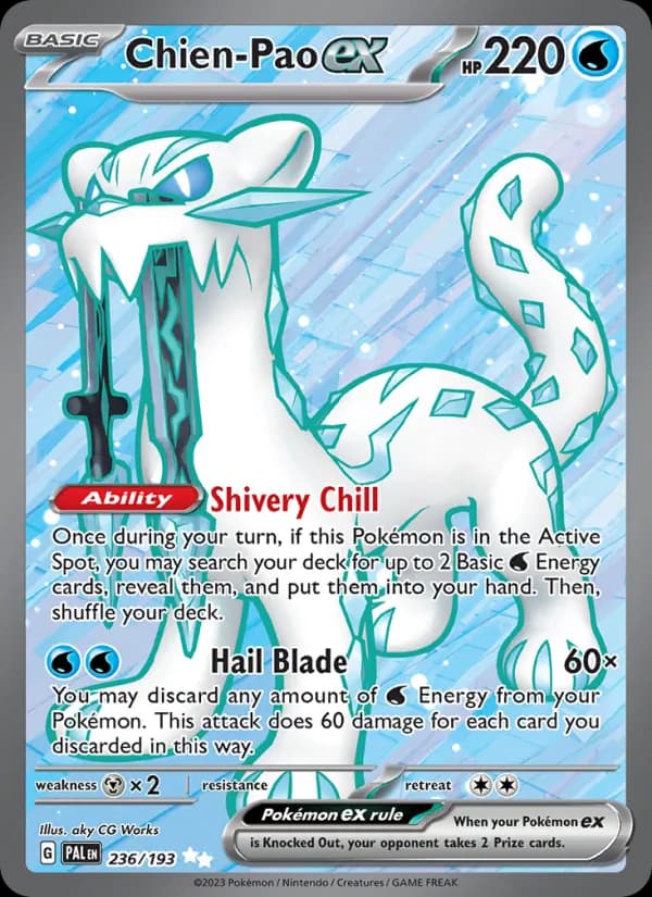 Chien-Pao ex card in English