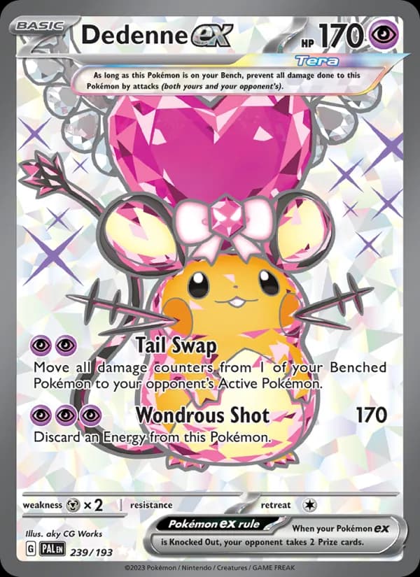 Dedenne ex card in English
