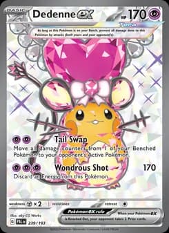Dedenne ex card in English